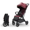 kk Kinderkraft Kinderkraft NUBI 3 Passeggino Urbano, fino a 22 kg, Buggy, Con chiusura automatica, Capottina impermeabile, filtro UPF50+, Leggero 8.7kg, Posizione reclinata, Cinture di sicurezza a 5 punti, Rosso