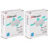 REXEL Punti n°25 per Bambi 5000pz - 5025 (Confezione da 2)