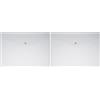 Alevar Buste con Bottone A5 Bianco Conf. 5 Pz. (Confezione da 2)