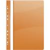 DONAU 1704001-12 - Cartellina portadocumenti in plastica forata, formato A4, in PVC, resistente e trasparente, per ufficio e scuola/foratura europea, 1 pezzo