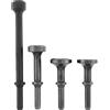 Asyduey 4Pc Air Scalpello In Acciaio Duro Solid Impact Hammer Support Utensile Pneumatico per Detonazione/Rimozione Ruggine