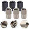 MoSundi 6pcs M8x0.75mm Mandrino Dado In Lega di Zinco Smerigliatrice | 6pcs M8x0.75mm Mandrino Dado Set In Lega di Zinco per Mini Trapano Grinder Accessori
