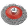 DDDe63 Spazzola For Ruota In Filo Di Acciaio Intrecciato M14 For La Rimozione Della Vernice Smerigliatrice Angolare, Sbavatura Del Forte Nodo Rotante(100mm)