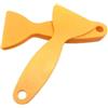 SDIUAKBV Spatola per Colla Plastica Raschietto for pellicola for auto mini 10 pezzi | Strumenti Adesivo rigido giallo for lisciare il triangolo in vinile for finestre(B 10pcs)
