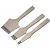 FytStycale 3 Pezzi Punzone per Cuoio Resistente, 3,0 Mm | Finitura brillante a Specchio, Punzoni, Manuale, Fustelle, per cuoio