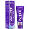 Geldis White Glow Dentifricio Sbiancante Tubo da 75 ml ad Azione Lucidante e Rimineralizzante con Idrossiapatite e Perlite