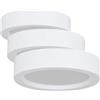 Eglo LED lampada da soffitto Idun-E, illuminazione rotonda (Confezione da 3)
