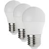 Velamp lampadina LED forma a sfera (P45) - Copertura opale - Attacco a vite grande (E27) - Potenza 6W Equivalenti 42W - Luminosità 490lm - Temperatura colore 4000K (luce naturale) (Confezione da 3)