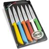 Sanelli Set Jolly Skin Confezione 6 coltelli da Cucina, Acciaio Inox (Amazon Exclusive)
