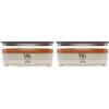 WoodWick Candela profumata | Candela Ellisse | Vanilla Embers | Regali Perfetti per Donne (Confezione da 2)