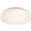 Briloner - Lampada da soffitto a LED, plafoniera a LED per bagno, protezione dagli spruzzi d'acqua IP44, lampada per bagno, luce bianca calda, 40 cm, bianco, Standard