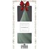 Cereria Di Giorgio - Candela Laccata a forma di Albero di Natale Stilizzato - Colore Grigio Verde - Altezza 13 cm - Con Astuccio Decorato - Idea Regalo Artigianale - Christmas Collection