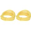 Rayher Tubi Di Maglia Con Fil Di Ferro, 5Mm Ø, Giallo Grano Turco, 3M, 55937164 (Confezione da 2)