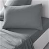 TODAY Essential - Set di 2 federe 50 x 70 cm, 100% cotone, tinta unita, acciaio