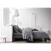 Today 201202 - Lenzuolo con angoli, in cotone, 200 x 160 cm, 100% cotone, Grigio, 160 x 200