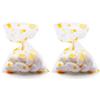 Italpak Buste (Sacchetti) Trasparenti per Alimenti Bubbles 50 pz, Polypropylene, Giallo, 9x12,5cm (Confezione da 2)