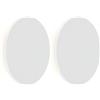 Briloner - Applique con batteria ricaricabile, touch, dimmerabile, lampada da esterno, applique da esterno, batteria ricaricabile, lampada da parete, applique ricaricabile, esterno, 25x4 cm, bianco