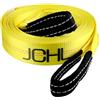 JCHL Cinghia di traino di recupero con passanti rinforzati, 5,1 x 6,1 m, resistente, 10,9 kg, corda di recupero per veicoli da utilizzare per fune di traino di emergenza, risparmiatore di alberi,