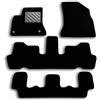 MTC Automotive Tappetini per Citroen C4 Grand Picasso 7 Posti dal 2006-2013 Su misura, antiscivolo, battitacco in gomma rinforzata, bottoni di fissaggio