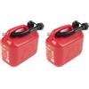 Start Tanica In Plastica Per Carburante 5L Con Bocchettone - Leggera E Omologata (Confezione da 2)