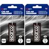 Sparco Deodorante per Auto in Cellulosa con Gancio, Fragranza Midnight Torque, Aroma Ambrato Caldo con Note Dolci, Fino a 30 Giorni, 5 Grammi (Confezione da 2)