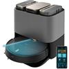 Cecotec Robot Aspirapolvere Conga 13090 Spin Revolution Home and Wash. 7000 Pa, Tecnologia Laser, Spazzola in Silicone, Mopas Rotanti, Spazzola Laterale, App e Connessione Bluetooth e WiFi 2,4 GHz
