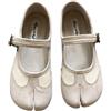 Geerta Tabi Mary Jane - Ballerine basse da donna, con punta divisa, ortopediche, carine, casual, comode, leggere, tinta unita, per l'uso quotidiano, spiaggia, viaggi, atletica, stare in piedi tutto il giorno