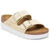 Birkenstock Papillio Arizona Flex - Sandali con plateau, colore bianco, taglia 38, bianco, 41 EU Schmal