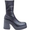 BATA Stivaletto elasticizzato da donna con tacco e plateau nero | Tacco 9 cm con plateau, materiale sintetico resistente, fodera in tessuto, stile casual invernale