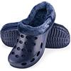 ESTRO Pantofole Donna Invernali Chiuse - Ciabatte Giardino Uomo Zoccoli Gomma con Pelo Zoccoli Donna Invernali A01