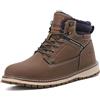 ARRIGO BELLO Scarpe Uomo Invernali Scarponcini Boots Neve Stivali 41-46 | Lacci e Cernier,Fodera di Pelliccia Calda,Leggero,Antiskid,Casual,Trekking,Escursionismo,Montagna,Invernale Stivalet