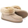 Vanuba Pantofole da donna Pantofole in montone Peppin | pantofole chiuse di dimensioni 36-42 e 5 colori, fatto a mano