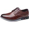 Dinglong Scarpa Uomo Elegante Scarpe Formali Classiche Stringate Formali Moderne da Lavoro Casual comode Scarpe in Pelle da Uomo Scarpa Uomo Elegante Scarpe Uomo Scarpe Antinfortunistiche Uomo