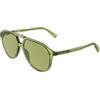 Longchamp Occhiali da Sole LO800S Transparent green 58/13/140 Donna
