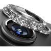 CloudValley Bling Protezione Fotocamera per iPhone18 Pro e Pro Max | Design interamente in Bling, 9H Vetro Temperato Ultra HD, Metallo Scintillante Antiurto, All Glitter Nero