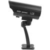 Ejoyous Telecamera di Sicurezza Finta con Luce LED Rossa | di Sorveglianza Simulato, Struttura in ABS, Montaggio a Parete e a Soffitto, Funzionamento con Due Batterie AAA