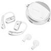 HUSHUI Auricolari Wireless 2 in 1, Gancio per L'orecchio 5.3 e Auricolari Normali con IPX5, Tecnologia Direzionale DT5.0, per lo Studio del Lavoro di Fitness Sportivo (Bianca)
