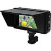 aqxreight Fotga C50 Monitor per Fotocamera IPS da 5 Pollici per 3DLUT/Forma d'onda/vettoriale/3G SDI/4K Ingresso Uscita 3G e così Via Monocromatico/vettorscopio/istogramma/3D per Forma