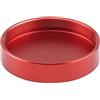 Oxxggkao Tappo antipolvere per telescopico, Red Color | Copriobiettivo antipolvere, completamente in metallo, per copertura protettiva, profondità filettatura 0, 7 mm,