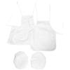 jojofuny 2sets Grembiule Da Cuoco Per Ragazzo Ragazza Piccoli Tasca Set Di Costumi Da Cuoco Grembiuli Per Ragazzo Ragazza Per Servizi Fotografici Accessori Da Per Vestito Da Cucina Per