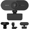 Genérico Webcam per PC: dispositivo di registrazione video HD 720P, protezione | Per la privacy di acquisizione audio integrata, connessione Plug Play, comoda struttura compatta, attrezzatura da conferenza