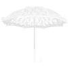 ABOOFAN Ombrello In Pizzo Decorativo Leggero E Portatile Per Donna Bianco | Matrimonio, Cosplay e Mascherata, Stile Elegante e Delicato, Accessorio Scenico da Festa