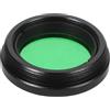 Operitacx Filtro per Telescopio da 1,25 Pollici Verde in Lega di Alluminio e Vetro per Osservazione Planetaria e Astronomica All'aperto Funzione Professionale di Miglioramento Visivo