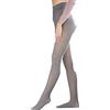 Charmiga Collant termici da donna, con morbido pile, caldi collant foderati, opachi, look traslucido, modellanti, vita alta, interno in pile 220 g, grigio., Taglia unica