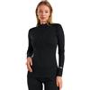 Merino.tech Maglia Donna Merino Wool Mezza Zip - 100% Lana Merino + Calzini | Intimo tecnico donna maniche lunghe con mezza zip, midlayer per corsa e fitness, confortevole, anti-odore, caldo