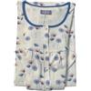 Linclalor Camicia da Notte Manica Lunga Serafino Reglan Interlock Stampato 100% Cotone Art.92246