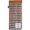 TAILORMAP Harris Tweed Squeeze - Custodia per occhiali da sole in pelle