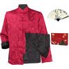 YOOCHUENG Vestito Tradizionale Cinese Uomo in Stile Tang Cinese (EU 46-56) | Taglie (M/XL/XXL),Reversibile,Costume Cinese da Uomo,Giacca a Maniche Lunghe per Kung Fu e Arti Marziali,Regalo per Papà