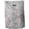 Linclalor Camicia da Notte Manica Lunga Serafino Reglan Interlock Stampato 100% Cotone Art.92238