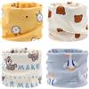 Fadcaer 4 Pezzi Scaldacollo Bambino Invernale Scaldacollo Bambini Bambina Cotone O-Scaldacollo Loop Fazzoletto da Collo Cute Inverno Caldo Cotone Sciarpa per Ragazze dei Ragazzi